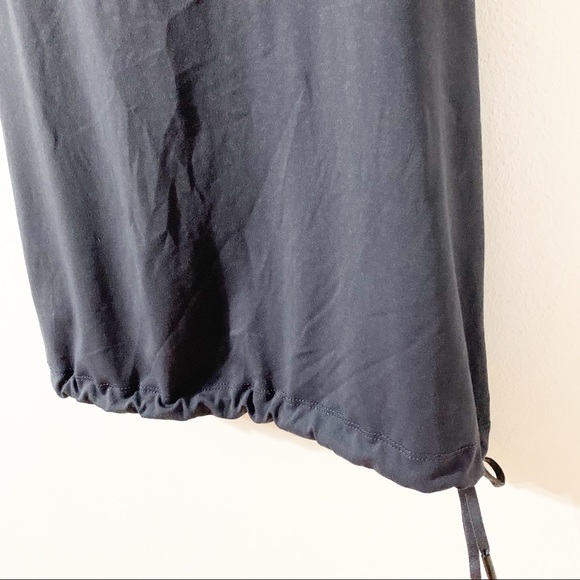 Fabletics Norwalk Built-In Bra Athletic Racerback Workout Top Strappy Tie at Hem - Picture 7 of 12